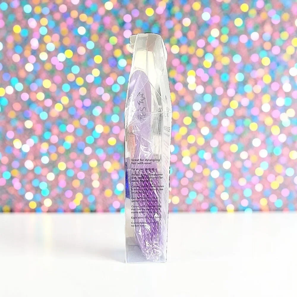Sutra Beauty Non-Slip Rubber Handle Flexi Purple Brush Brand New In Box